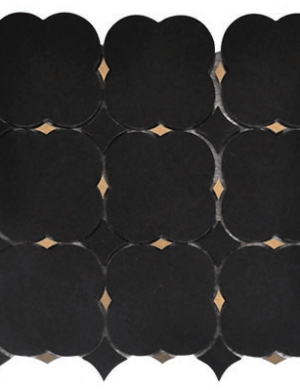 Lorenzo Marquina Black / Gold Marble Mosaic