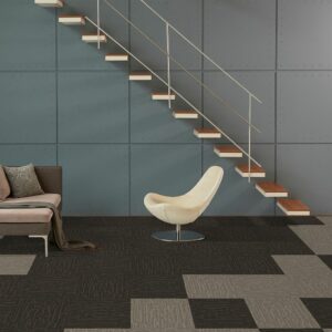 Beaulieu Canada Mainstreet Tiles – Nyluxe Relativity Trel 19.7” X 19.7” Carpet Tiles