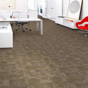 Aladdin Commercial Carpet Tile – Set In Motion Tile QAT43 24″ x 24″  Carpet Tiles