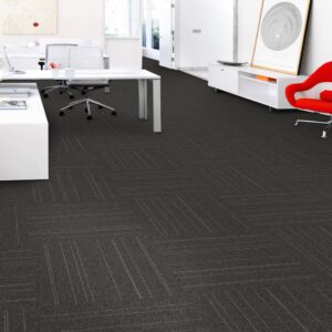 Aladdin Commercial Carpet Tile – Rule Breaker Stripe Tile QA135 24″ x 24″ Carpet Tiles