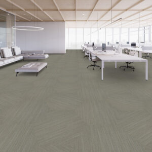 Shaw Contract  Hexagon Linear Shift Hexagon Tile – 5T056 28.8″ X 24.9″ Carpet Tile